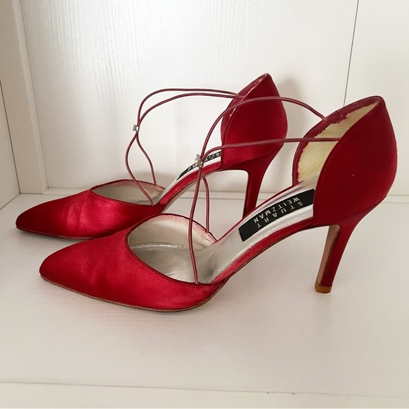 Vintage Stuart Weitzman Red Heels - Picture 5 of 6